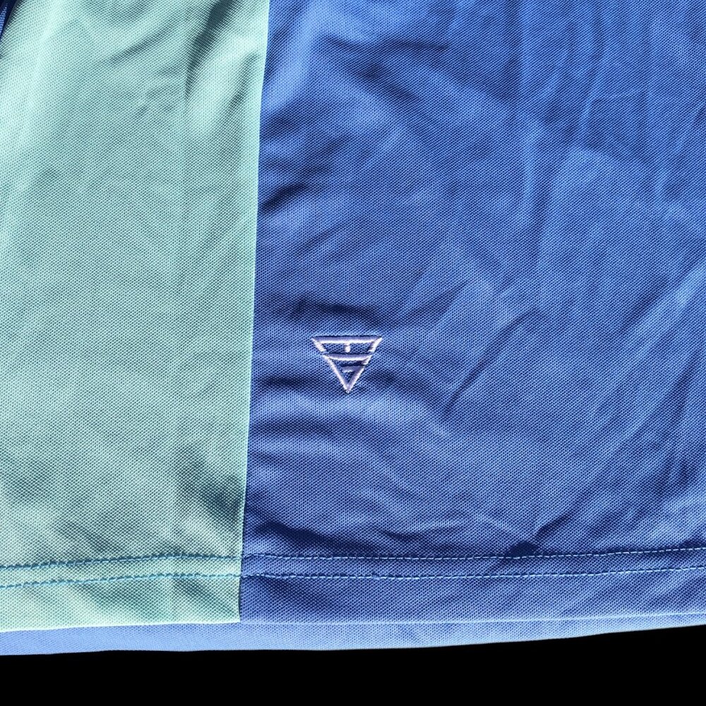 Women's Sleeveless Golf Dress Blue Mint Colorblock, 2XL - Picture 5 of 5